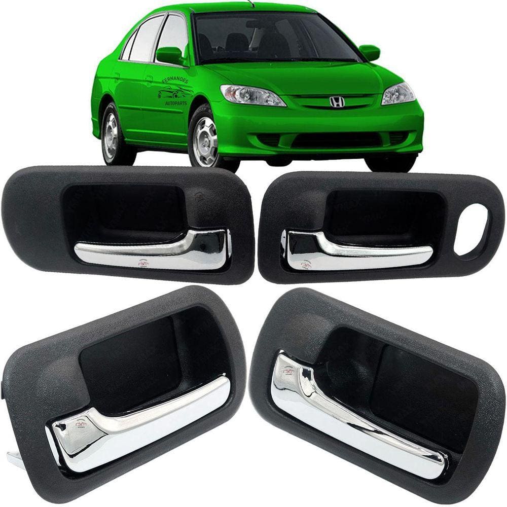 Kit 4 Maçaneta Puxador Interno Civic 05