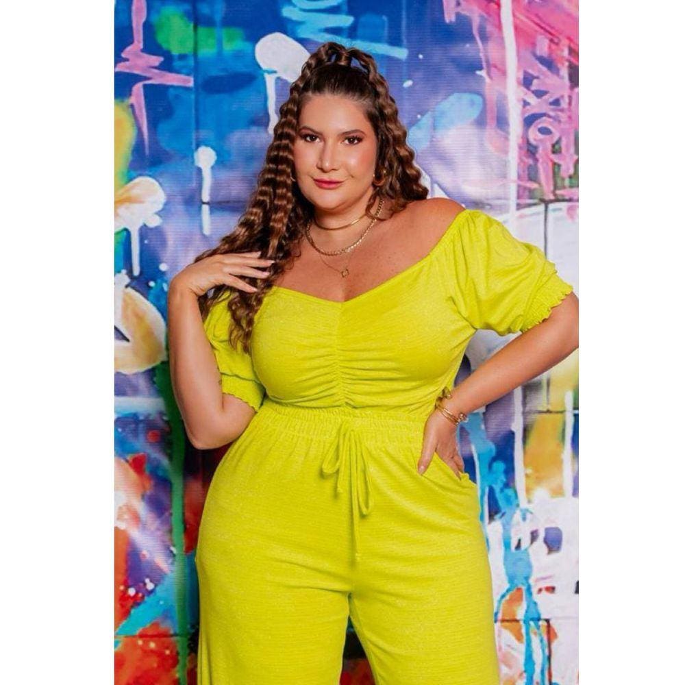 Conjunto Plus Size Feminino Brilho