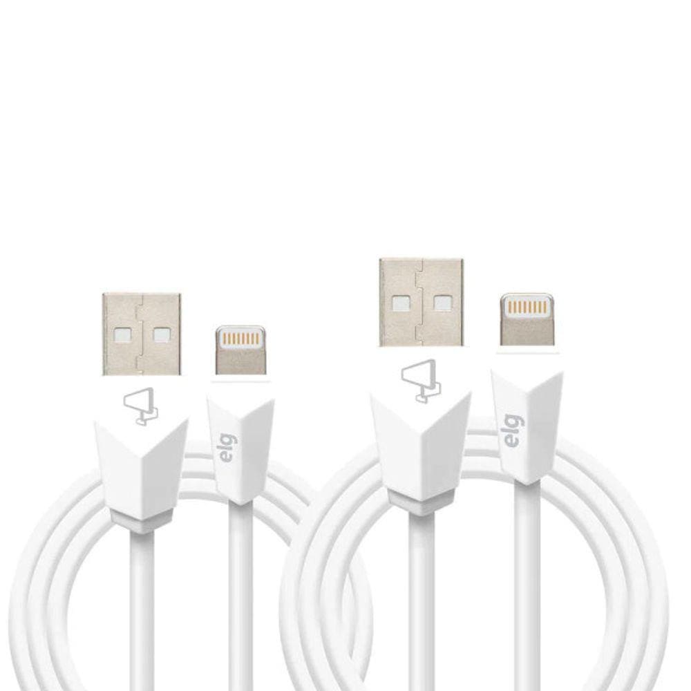 KIT Cabos USB Lightning 8 pinos 1m E 2m - CMB812WH