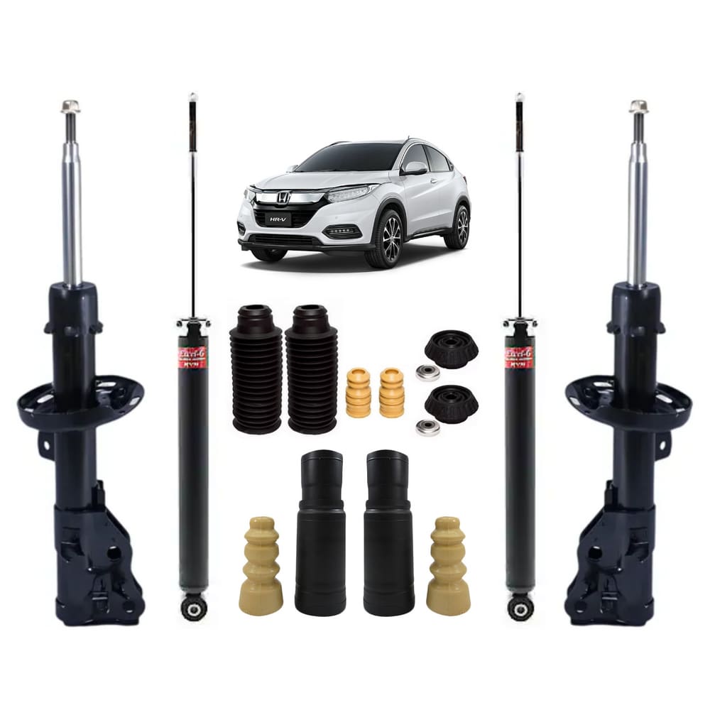 Kit Batente+04 Amortecedor Kayaba Honda Hrv Esquerdo+Direito 2015 A 2021