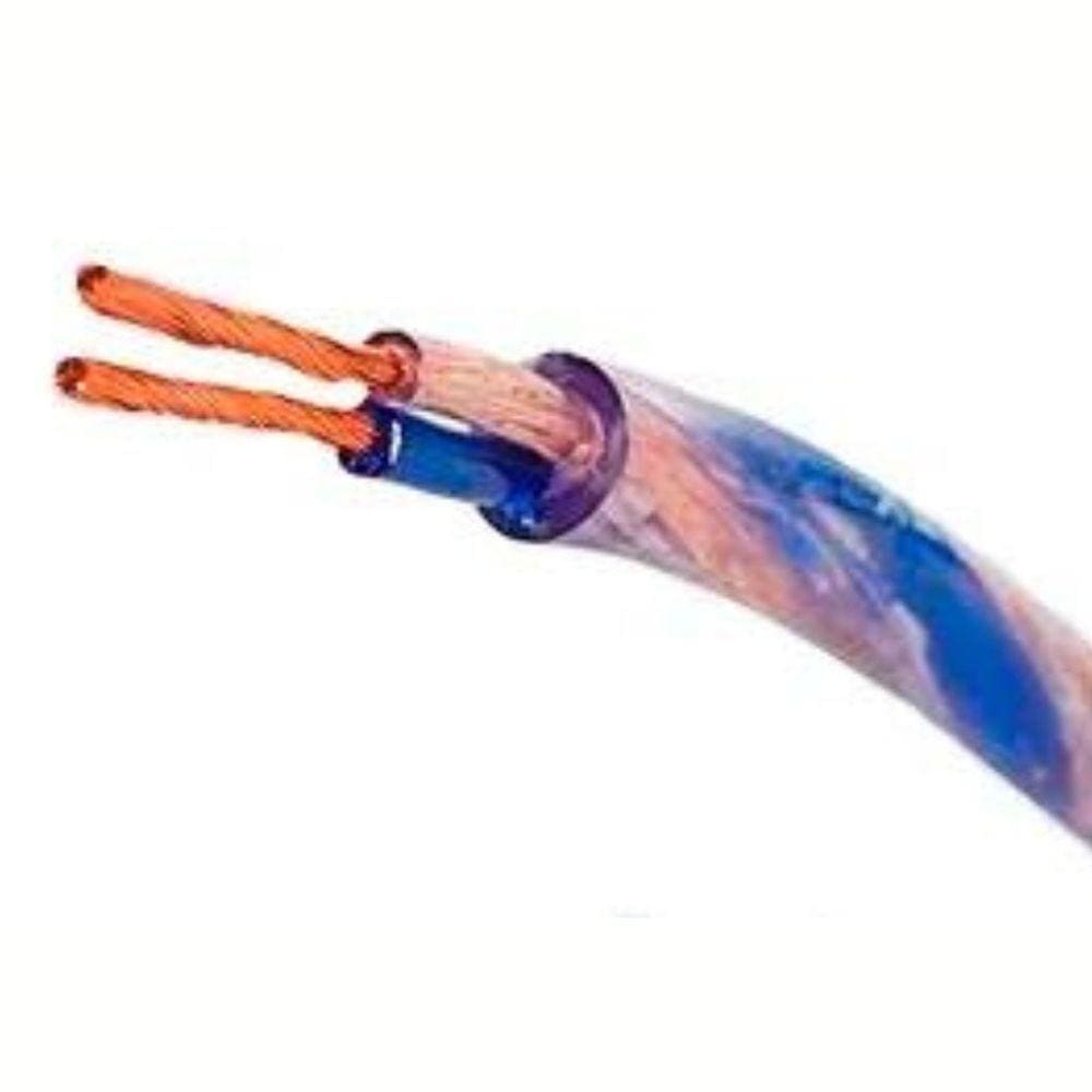 Cabo Twisted Speaker 2x1,50 - Vermelho 40 Metros