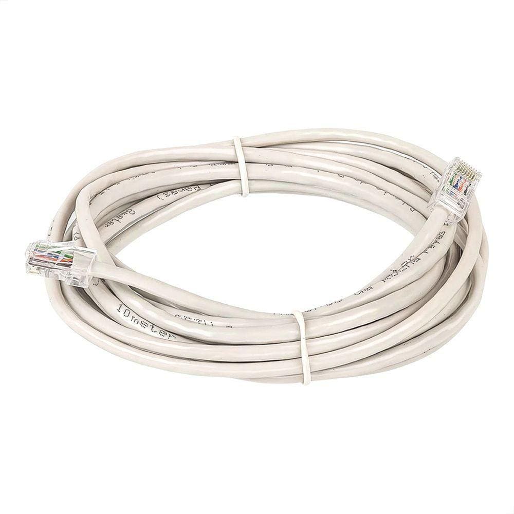 Cabo De Rede Cat5e Montado Branco - 30 Metros