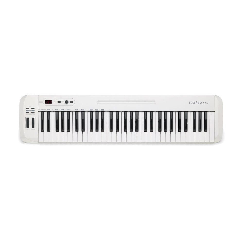 Controlador Midi Usb 61 Teclas Branco Samson Carbon 61 [f035]