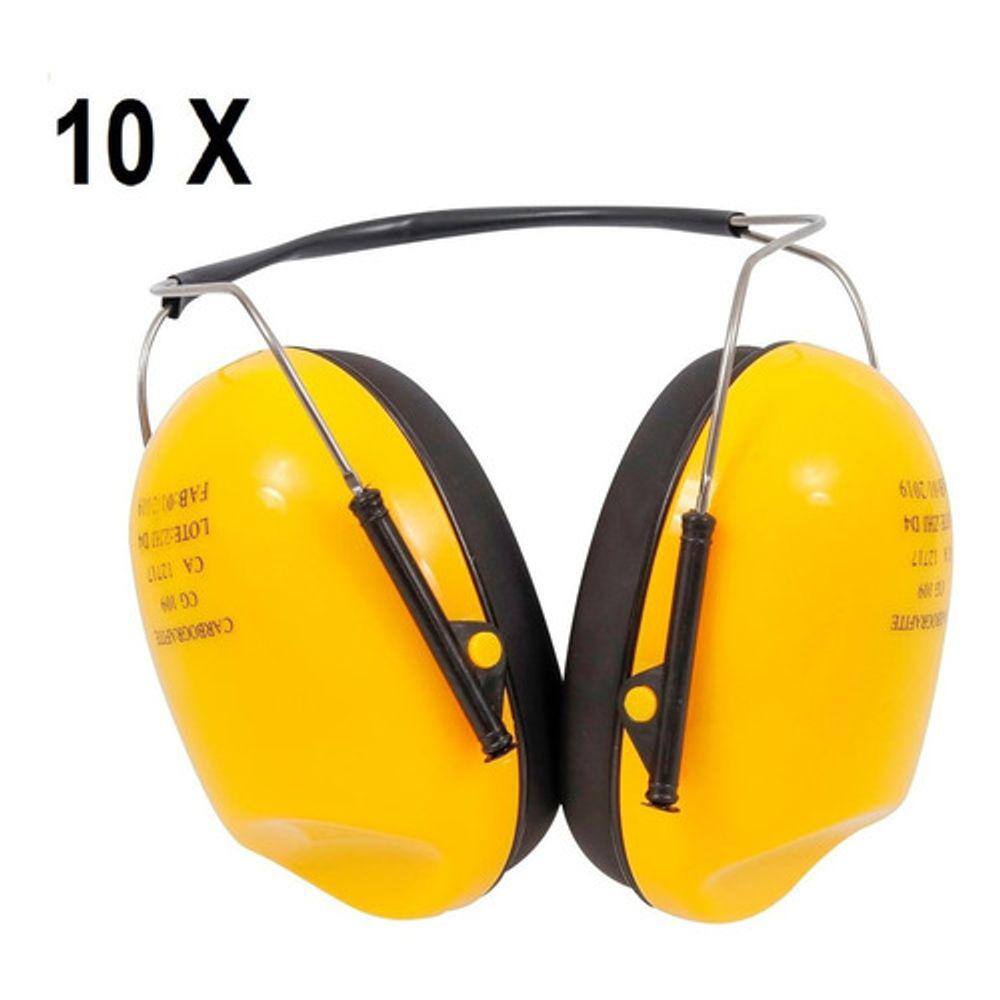 Kit Abafador De Ruído Profissional Top Atenuação 10 Unidades