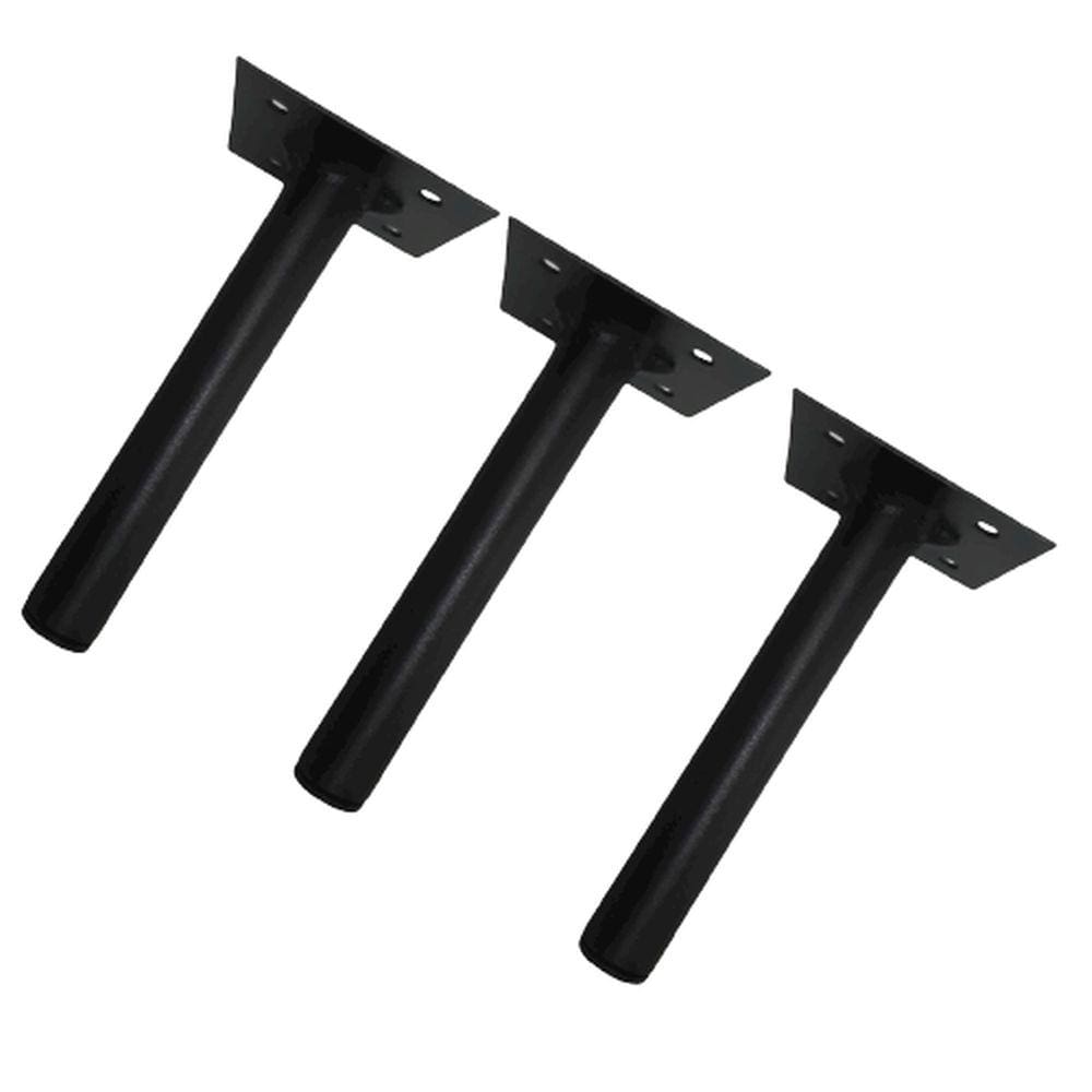Hairpin Legs Tipo Cannes Tubo Aço Redondo 3/4" Preto Kit 3 Und Medcombo