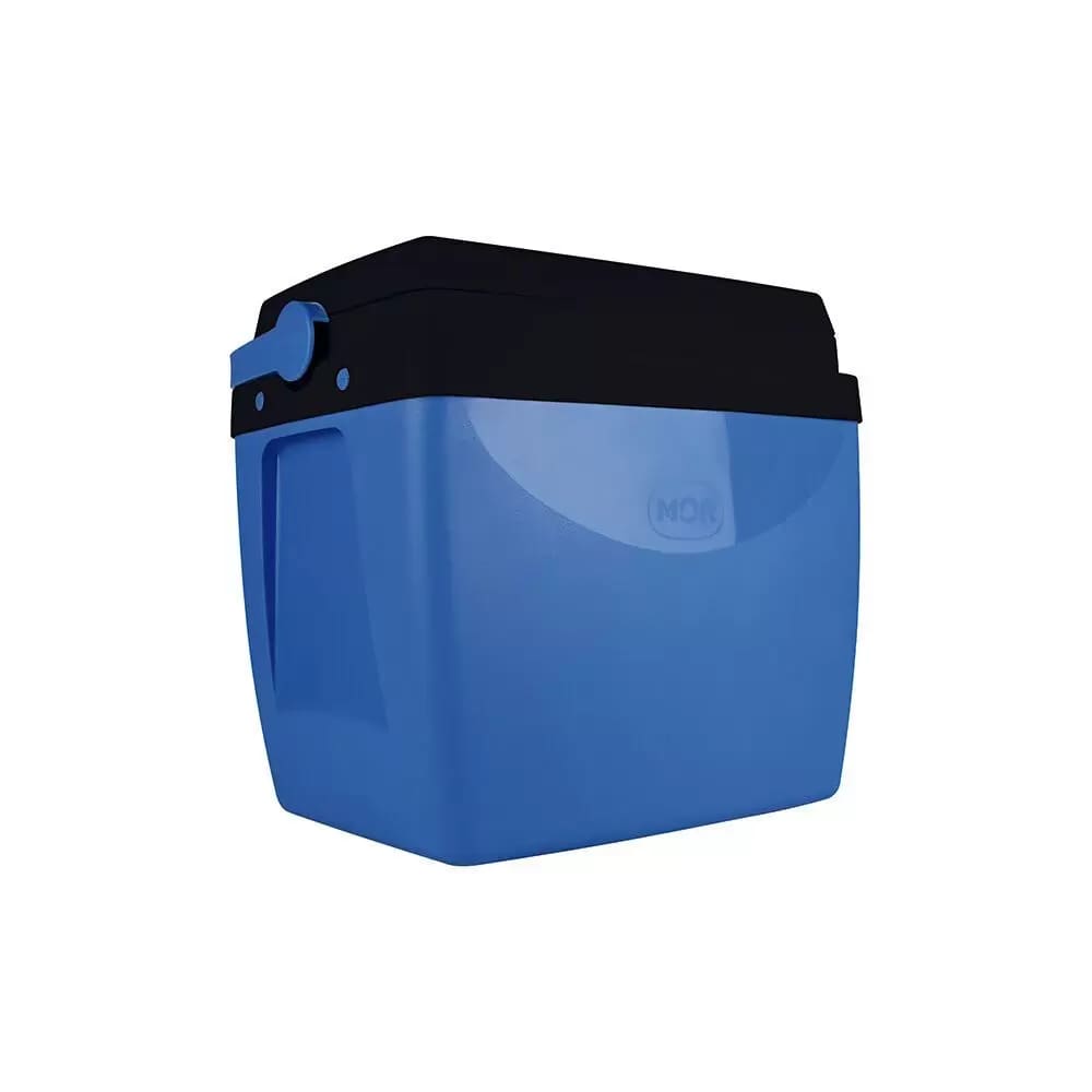 Caixa Termica 26 Litros Azul com Preto - Mor