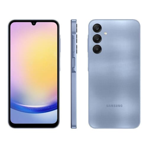imagem-Smartphone Samsung Galaxy A25 5G 256GB 8GB RAM Octa-Core Exynos 1280 Câmera Tripla + Selfie  13MP 6.5" Dual Chip -Azul