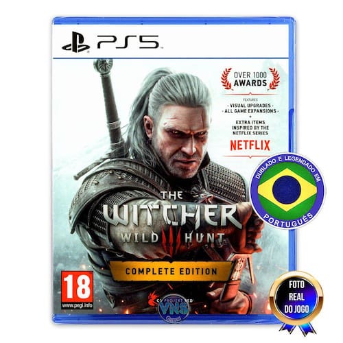 Imagem do produto The Witcher 3: Wild Hunt Complete Edition PS5 - Físico em Extra