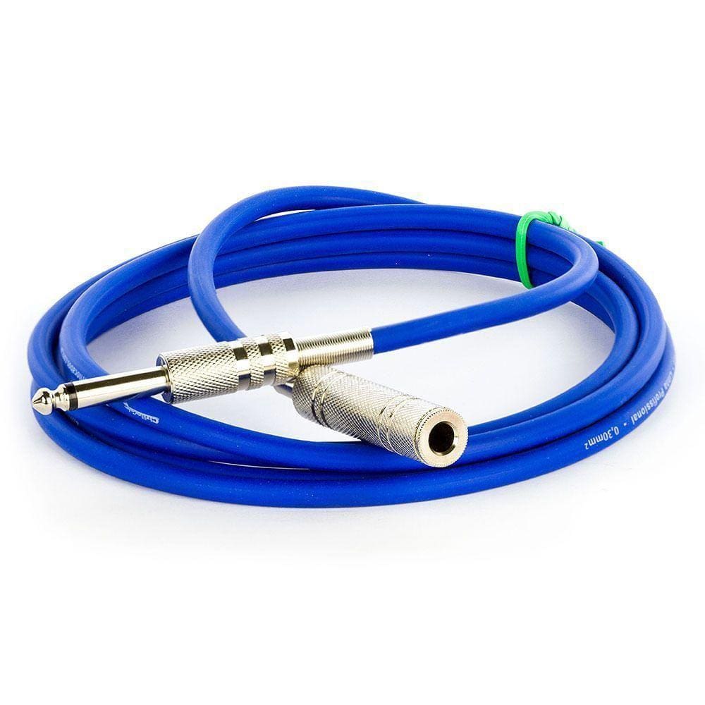 Extensão P10 Mono Azul - 5 Metros