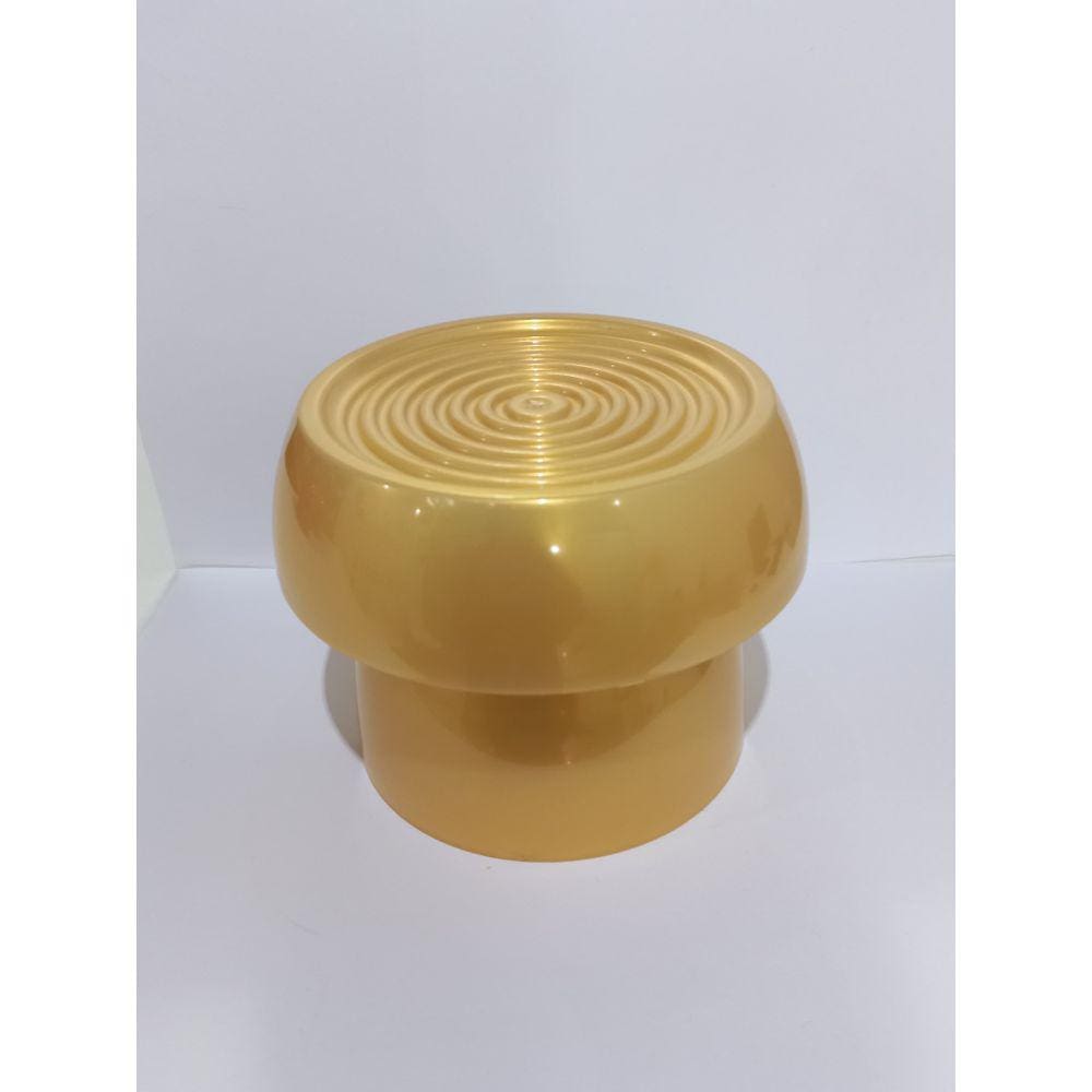 BOLEIRA MINI ALEGRA 10 CM - DOURADA - Produfest