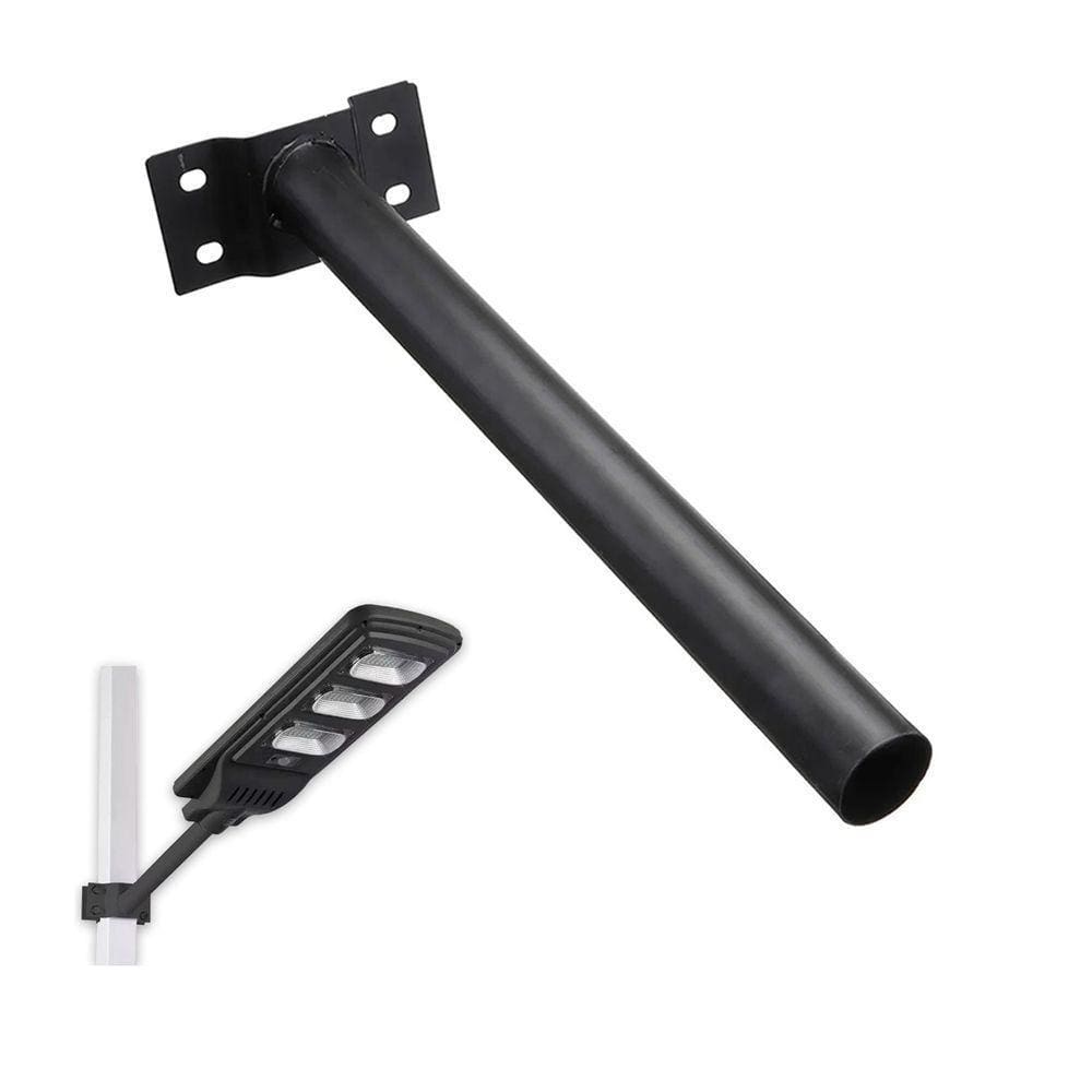 Suporte Luminaria Publica Solar Aço Pintura Eletrostatica Barra Resistente Jardim Quintal