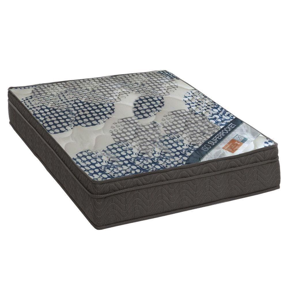 Colchão Casal Molas Ensacadas SuperPocket ISO OrtoPillow (138x188x25) - Ortobom