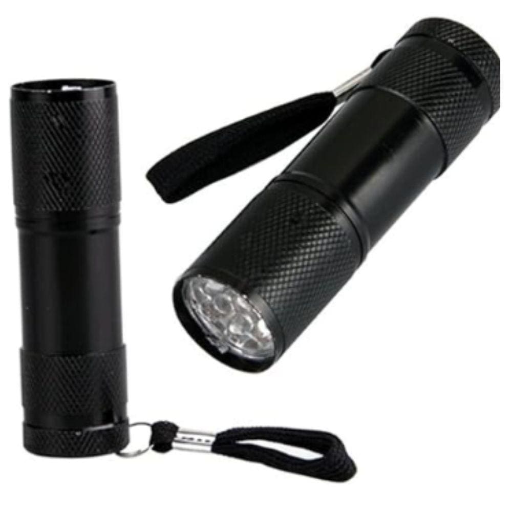 Mini Lanterna Alumínio 9 Led´s - Starfer