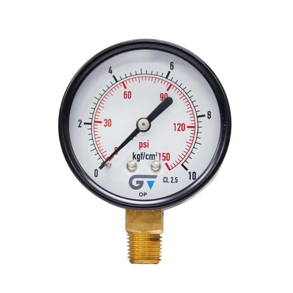 Manômetro Seco 1/4" 150 psi DN63 Genebre