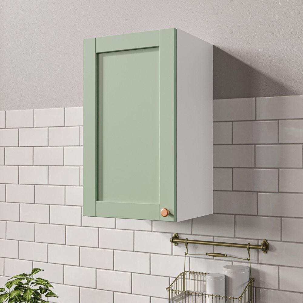 Aéreo 1 Porta 40 cm Arizona CabeCasa MadeiraMadeira Branco/Menta