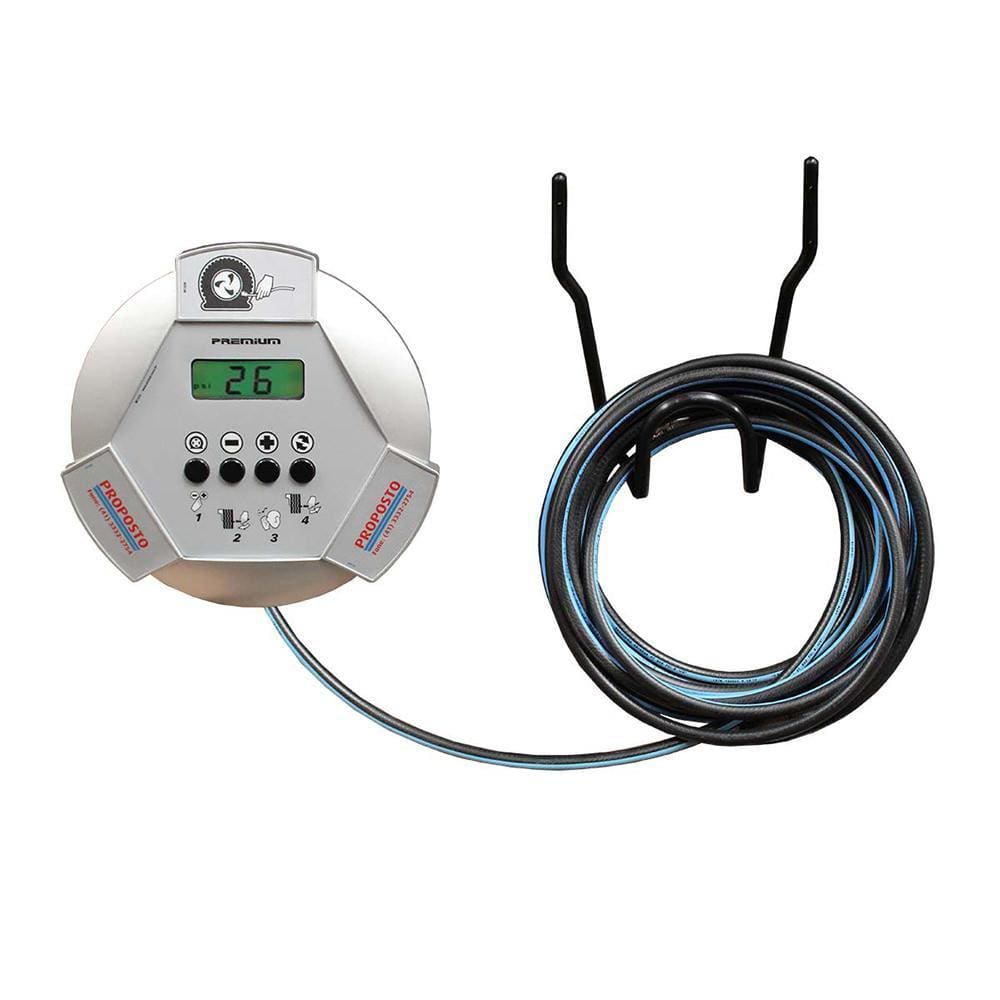 Calibrador Eletrônico de Pneu Premium StokAir com 10 Metros de Mangueira