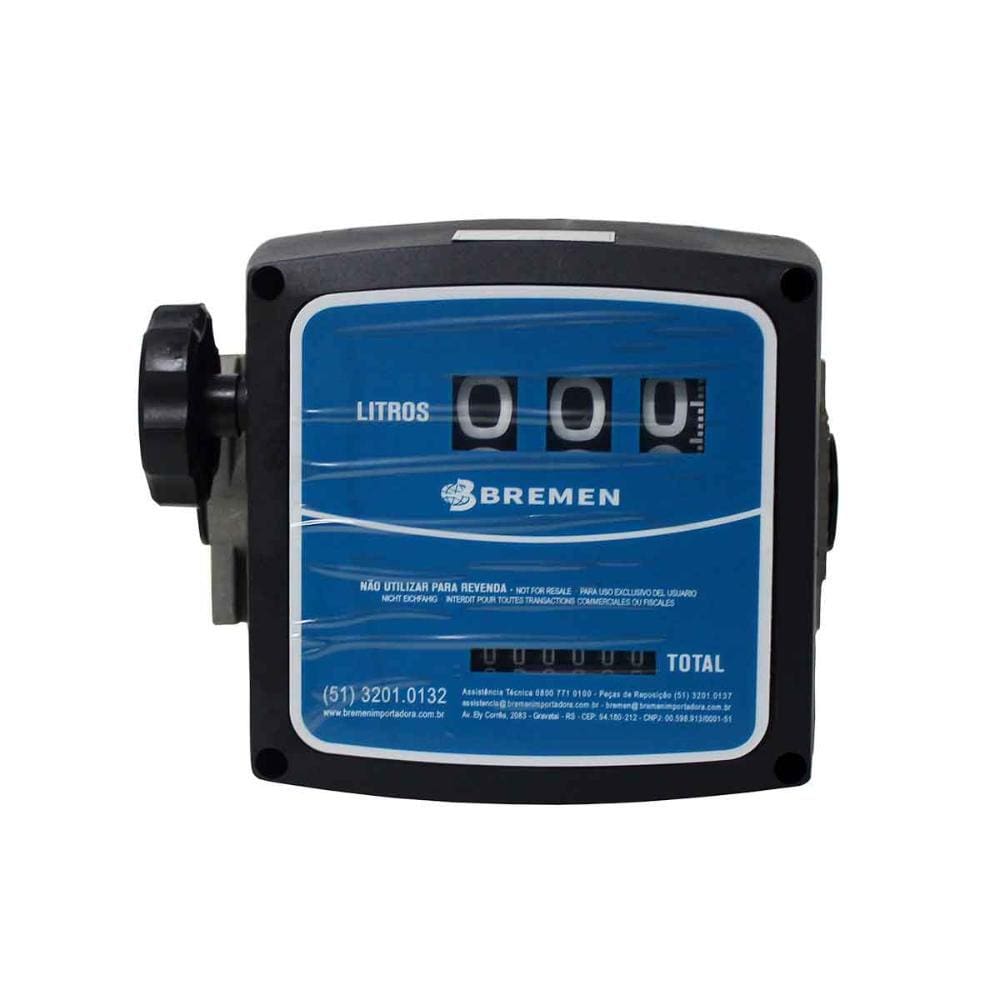 Medidor Mecânico 3 Dígitos Vazão de 20 a 120 L/M Bremen