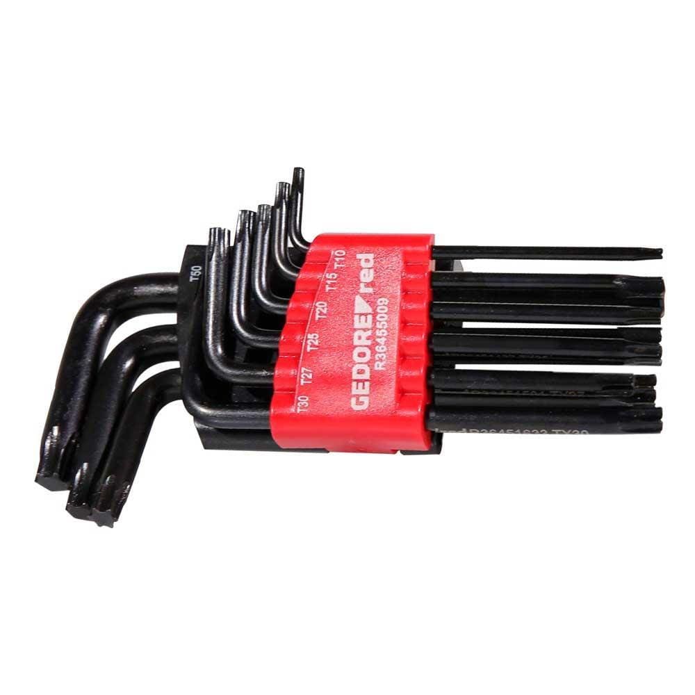 Chave Torx L TXPerfil Hexalobular 9 Peças Jogo Gedore