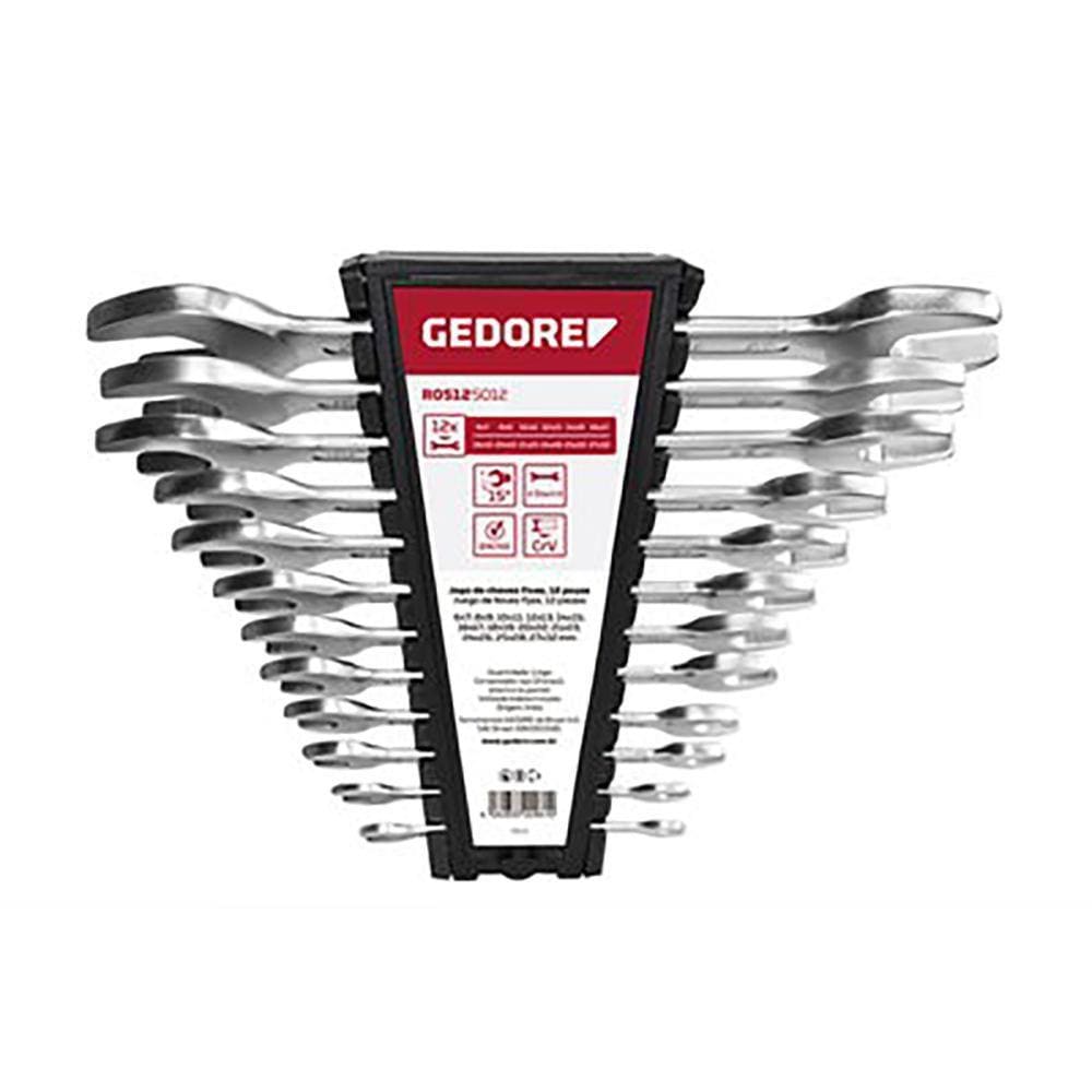 Jogo de Chave Fixa 6 a 32 mm 12 Peças Gedore Red 3300961