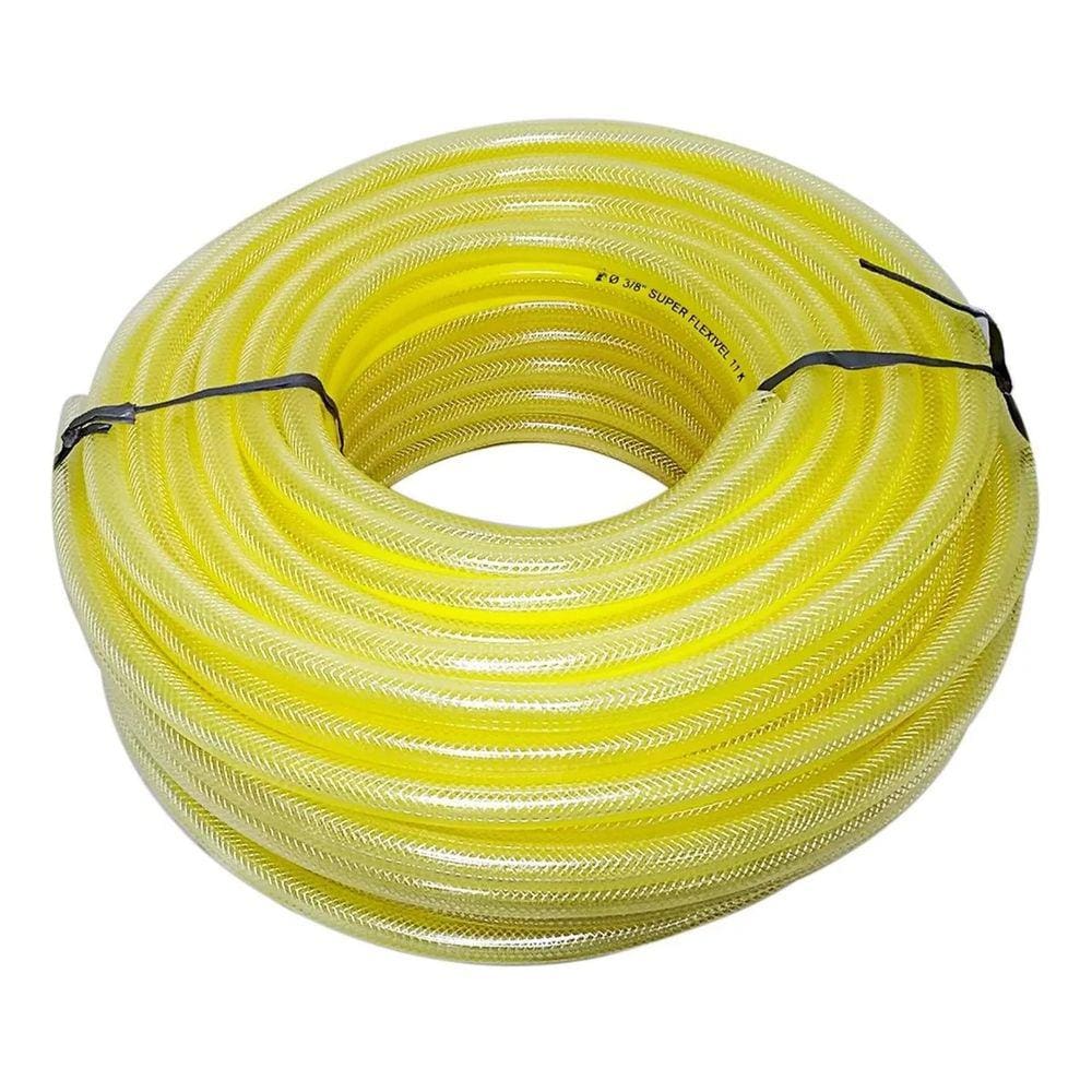 Mangueira 3/8 X 4mm 11k 50metros Trançada Reforçada Multiuso