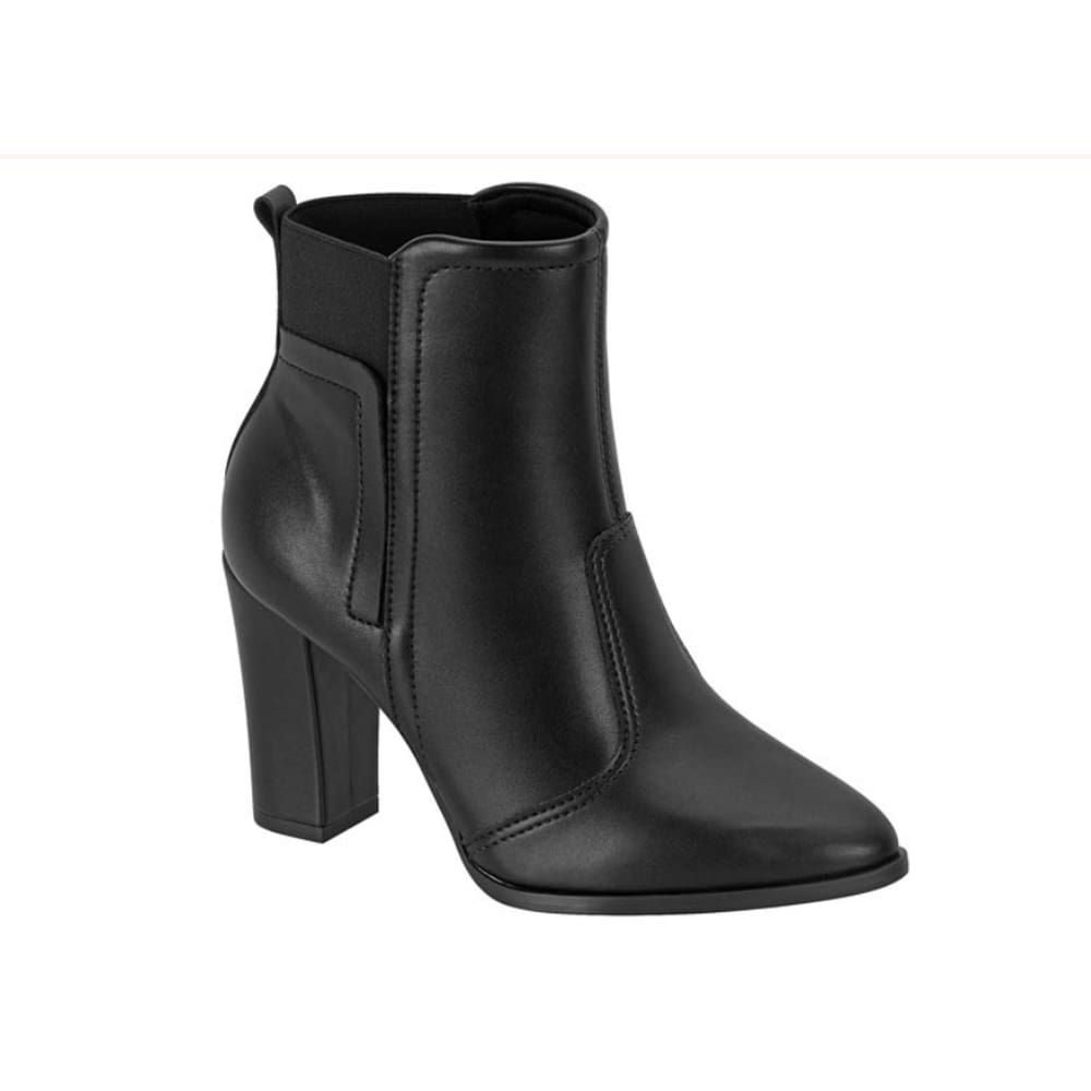 Bota cano Curto salto Bloco Beira Rio ultra conforto