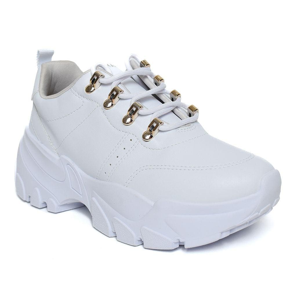 Tênis Ramarim Chunky Costuras Feminino - Branco