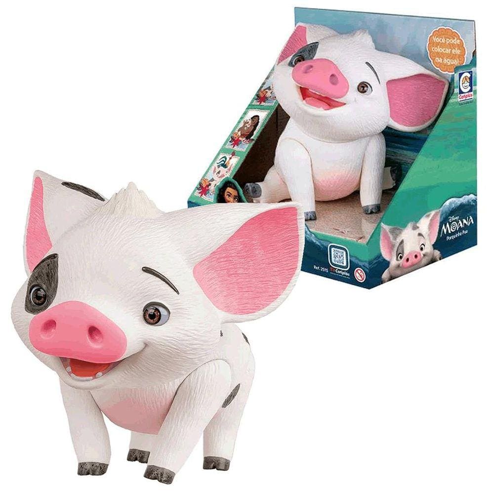 Boneco De Vinil Porquinho Pua Moana Disney Wolrd Cotiplas
