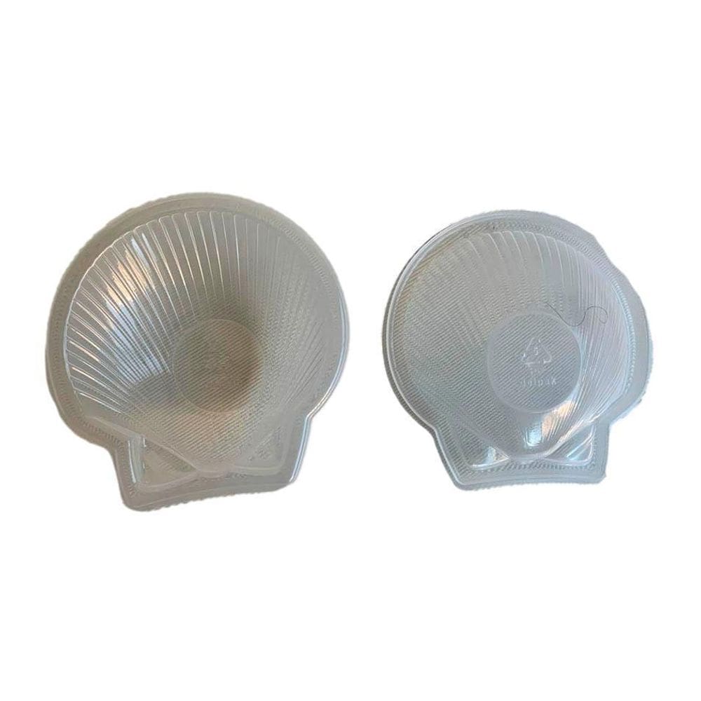 Concha Casquinha De Siri Incolor 97X97X24Mm 90Ml Cx Com 800