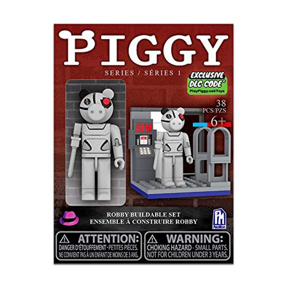 PIGGY - Robby Figure Buildable Set - Robby Building Brick Set Série 1 - Inclui DLC