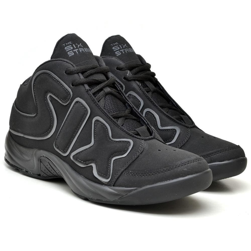 Tênis de Basquete Zoom Freak em Couro Numeros Especiais Grandes Estilo e Conforto Preto