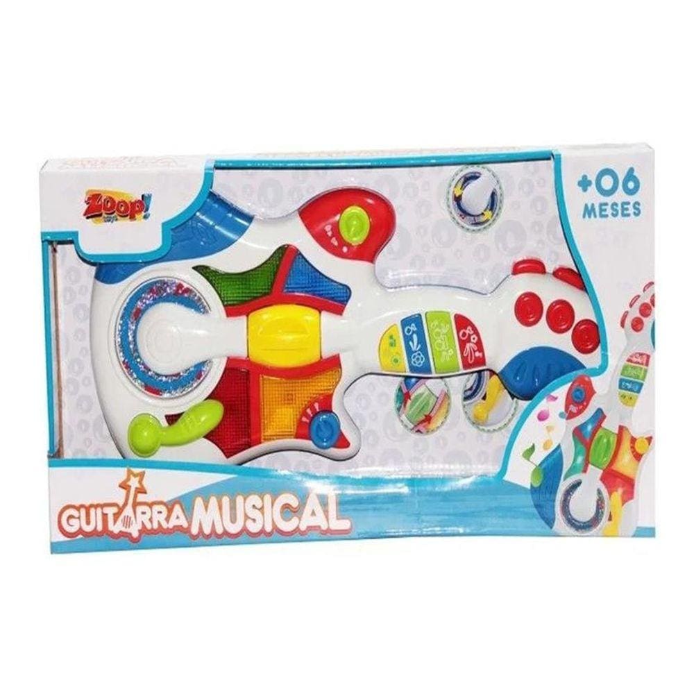 Brinquedo Musical Guitarra Infantil Sons E Luzes - Zoop Toys