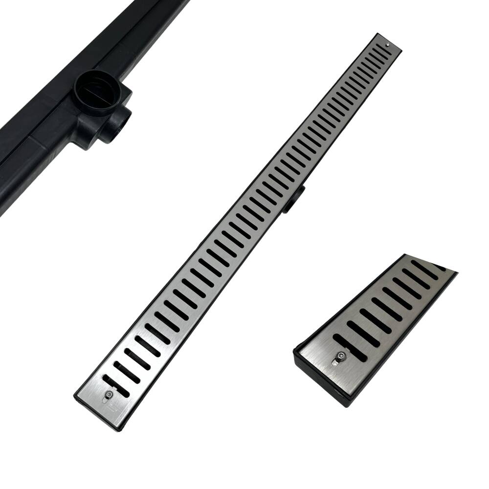 Ralo De Banheiro Abre Fecha 5x70 Inox Cocho Preto
