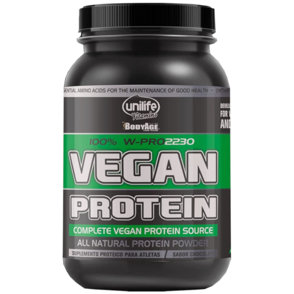 Whey Protein Vegan 22g PROTEÍNA VEGANA Sabor Chocolate 900g