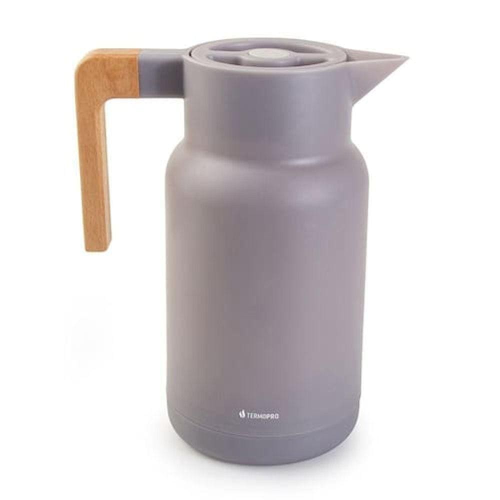 Garrafa Térmica Wood Fashion Cinza 1 L Termopro