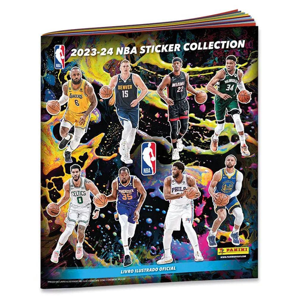 Álbum Capa Mole Nba 2023-24 Sticker Collection (vazio)