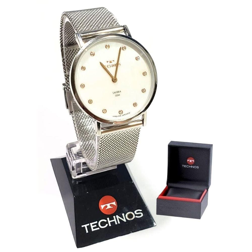 Relógio Technos Feminino Analógico Slim 2025LTT/1B