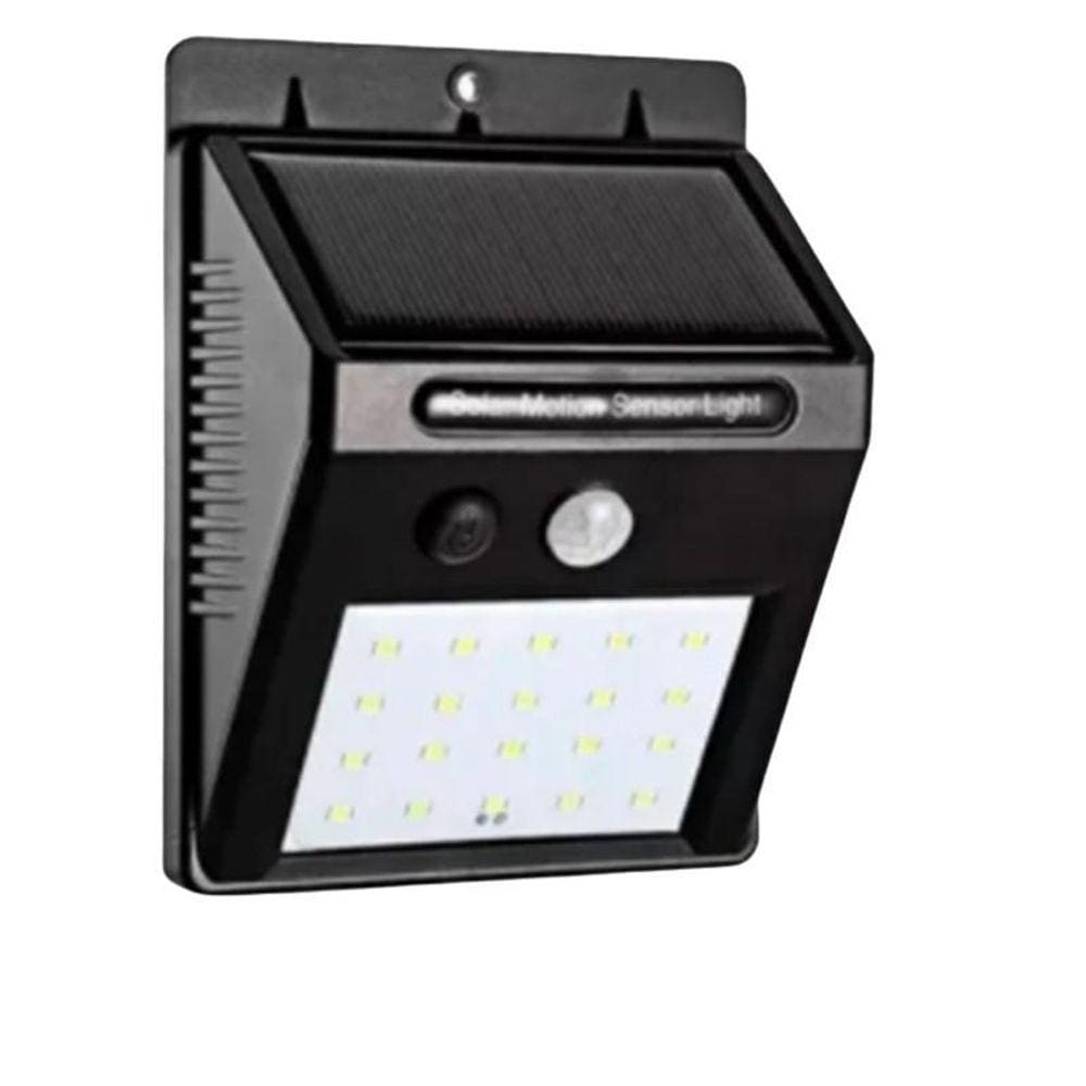 Luminária Solar Arandela A Prova De Agua Para Jardim Patio