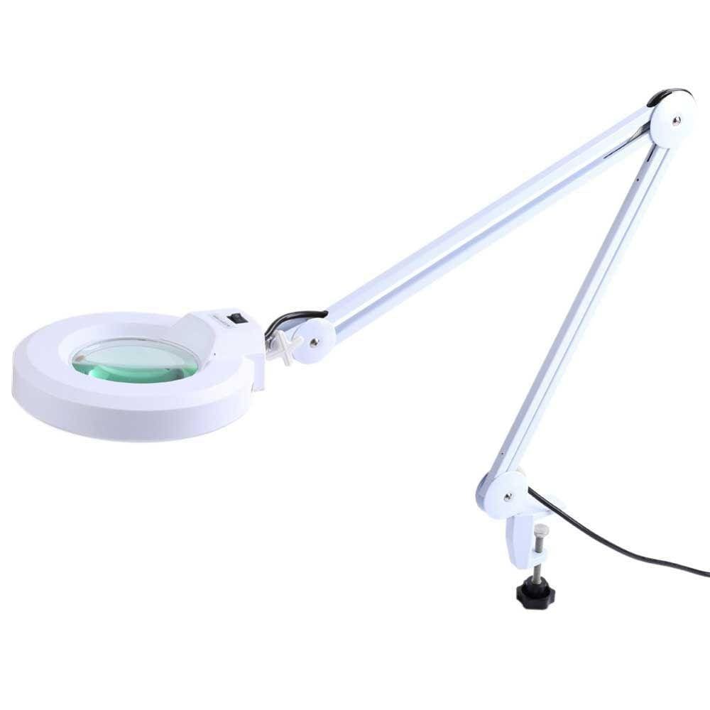 Lupa Luminária Led Estetica Articulável Vidro óptico Giratório 220v (bsl-lupa-2)