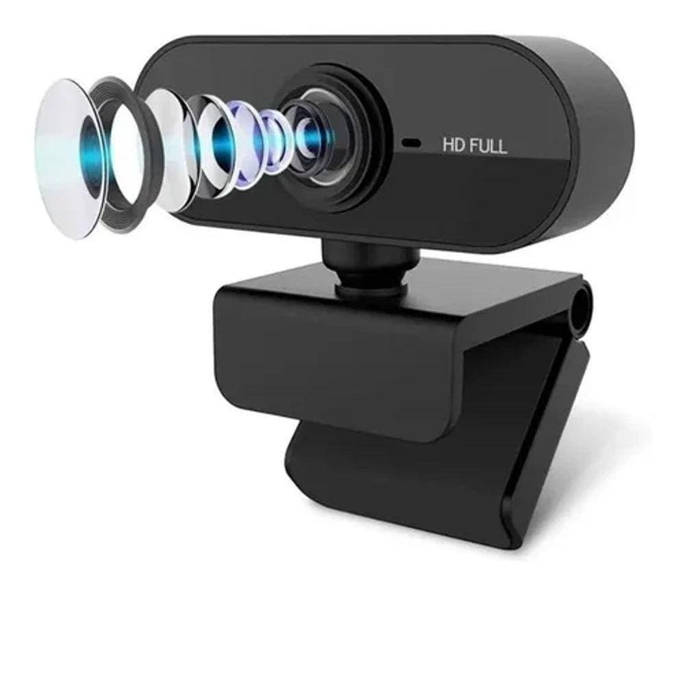 Webcam Full Hd 1080p Microfone Usb Automática