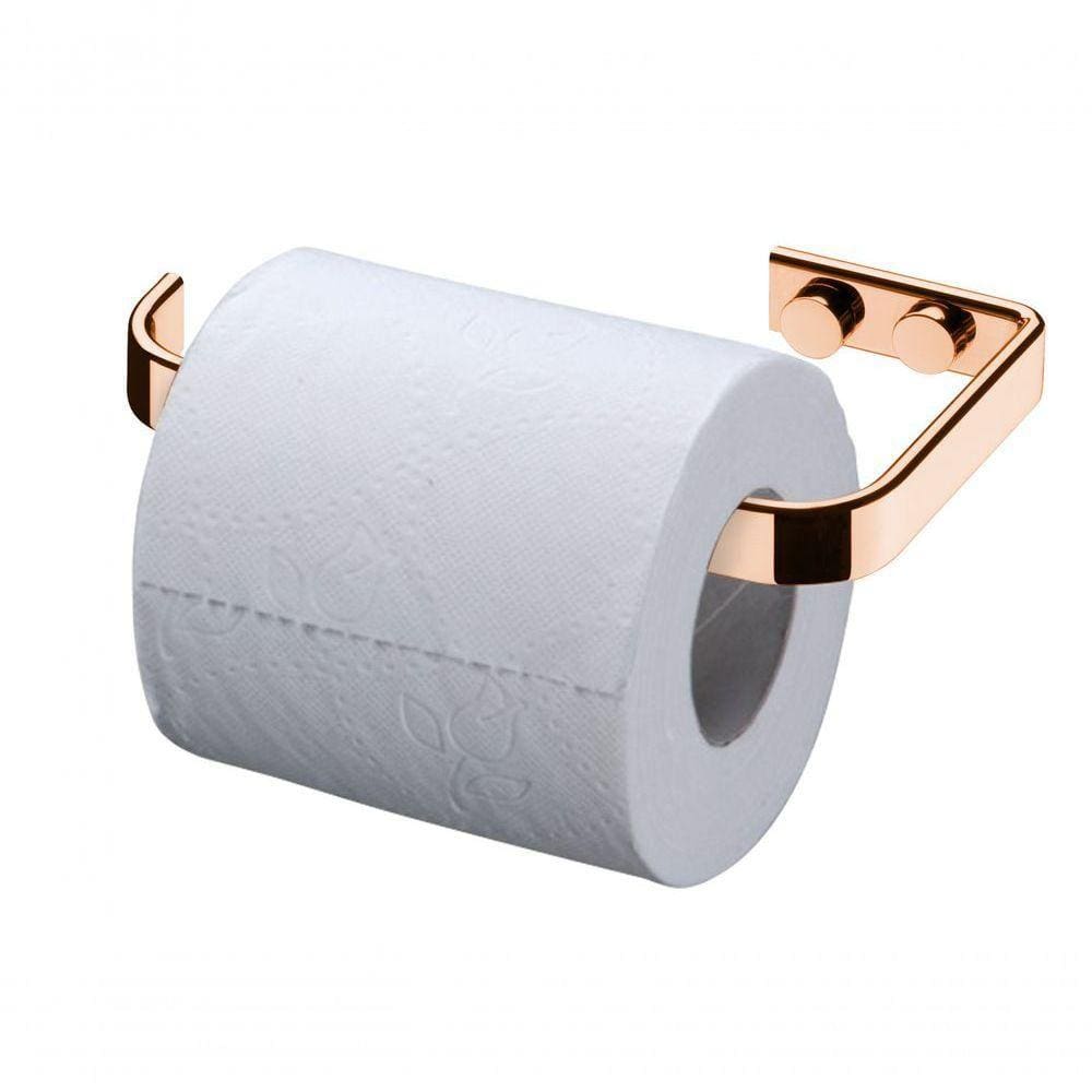 Porta Papel Higiênico Papeleira Rosé Gold Future 2300rg Aço
