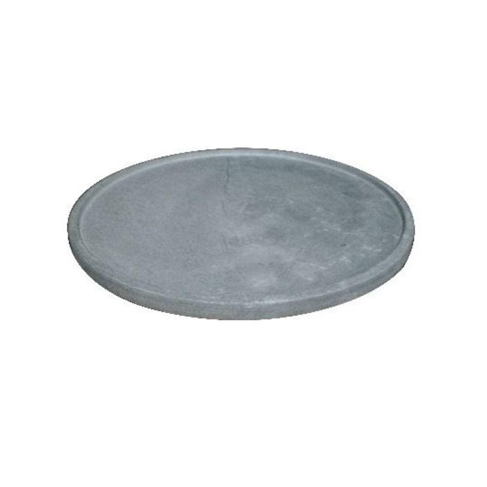 Forma de pizza em pedra sabão de 25 cm sem alças e sem aro