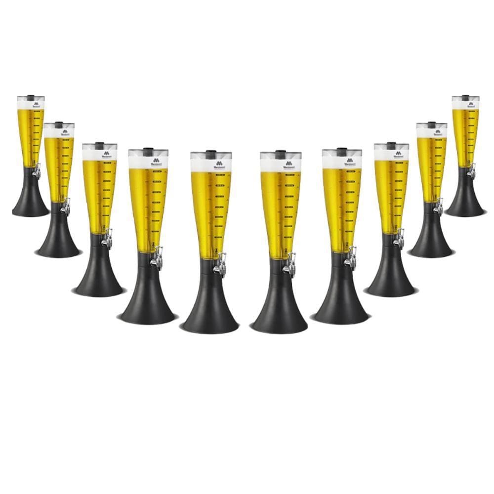 Kit com 10 Torres de Chopp Marcbeer Marchesoni 3,5 Litros