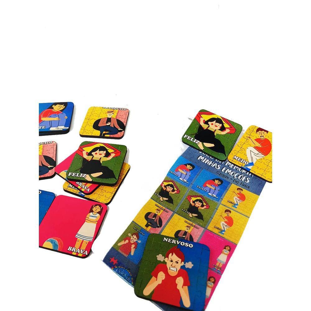 Kit Produtos Revenda Páscoa Jogo Da Memória Emoções Autistas