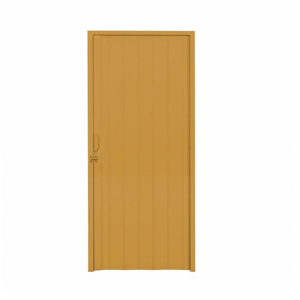 Porta Sanfonada PVC Polifort 210 x 90cm Cerejeira