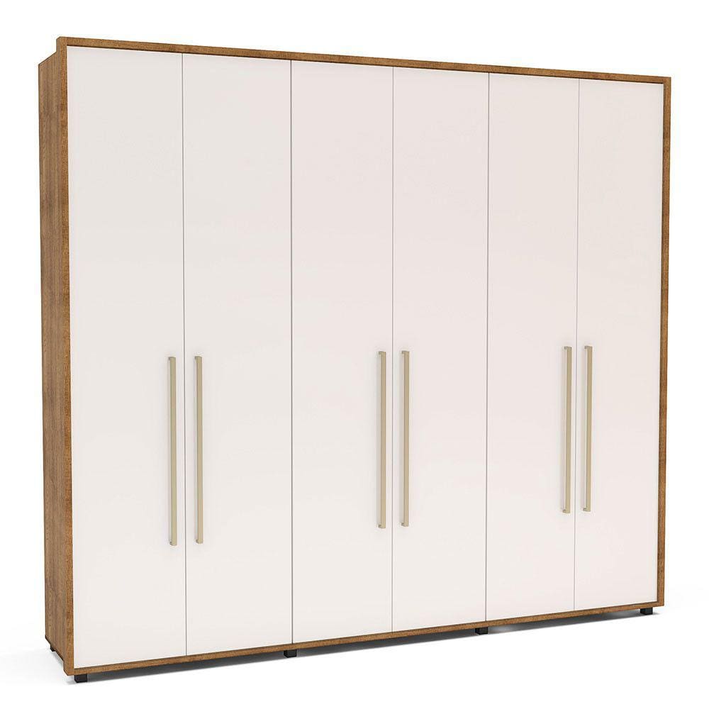 Guarda Roupa Casal 6 Portas 6 Gavetas Coimbra Politorno
