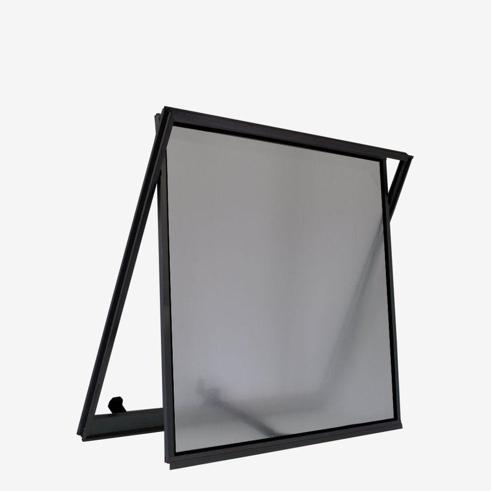 Janela de Alumínio Maxim Ar 60x60cm Hale Esquadrias Preto