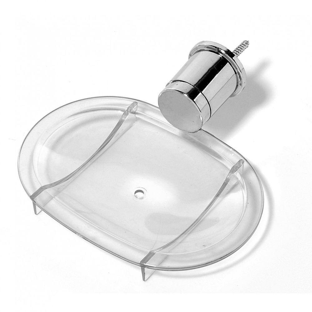 Porta Papel em Alumínio Unic Suporte Cristal Cristal