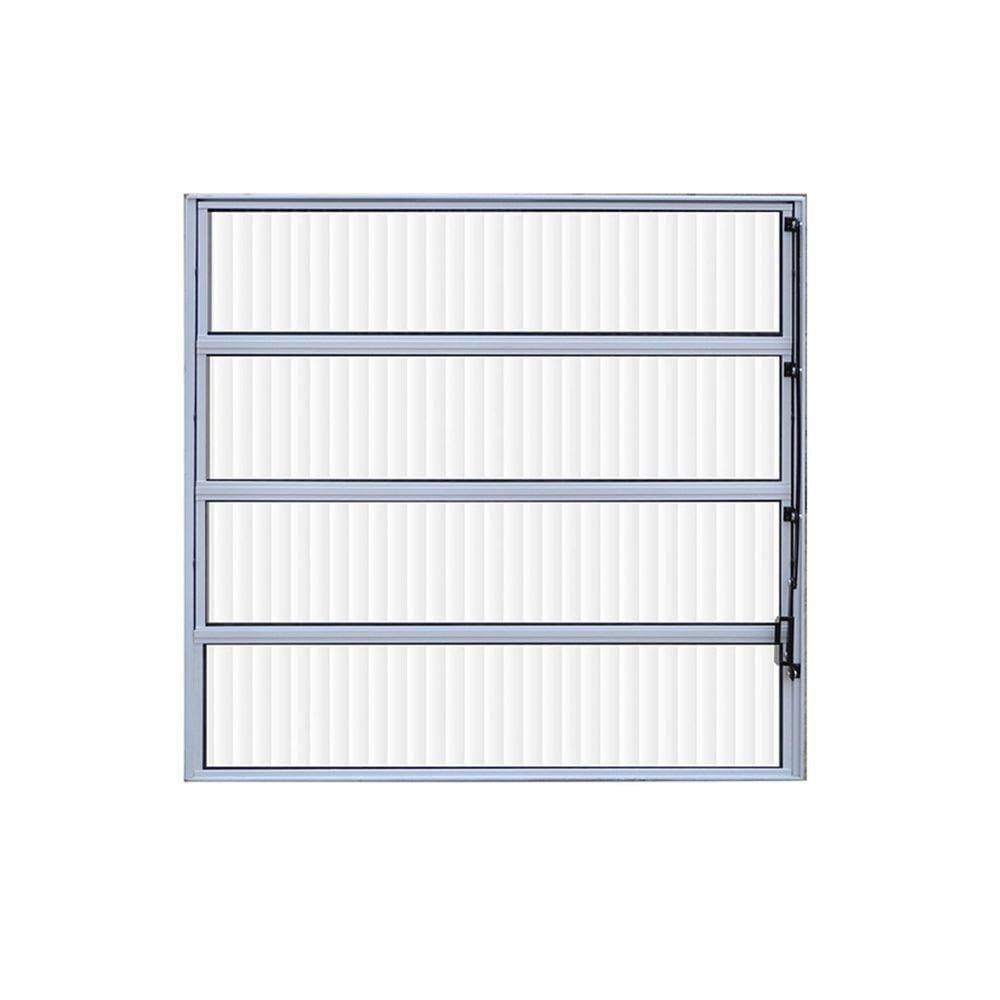 Janela de Alumínio Basculante 80x100cm Hale Esquadrias Branco