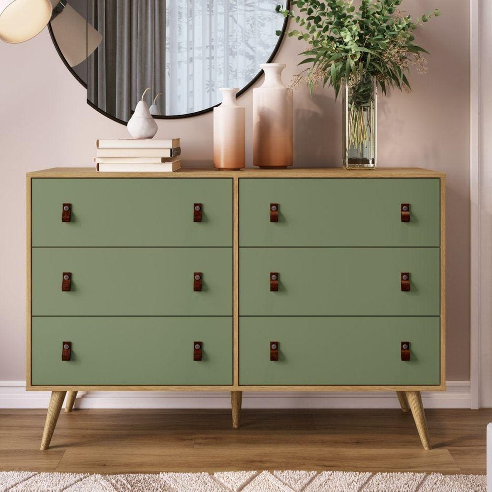 Cômoda 6 Gavetas Genialflex Alecrim