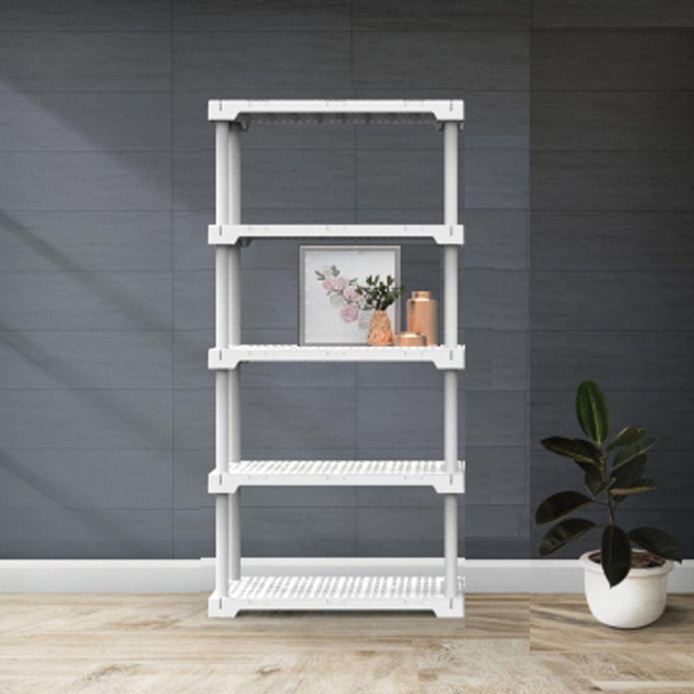 Estante Modular 5 Prateleiras Cube Eco Grifit Branco